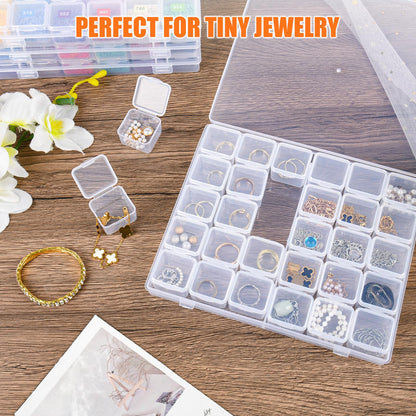 Cokapo 60-Grid Diamond Painting Storage Containers, Portable Diamond Art Storage Case with Labels, Bead Organizers and Storage for Diamond Painting Accessories & Tools, DIY Art Craft, Jewelry, Nail