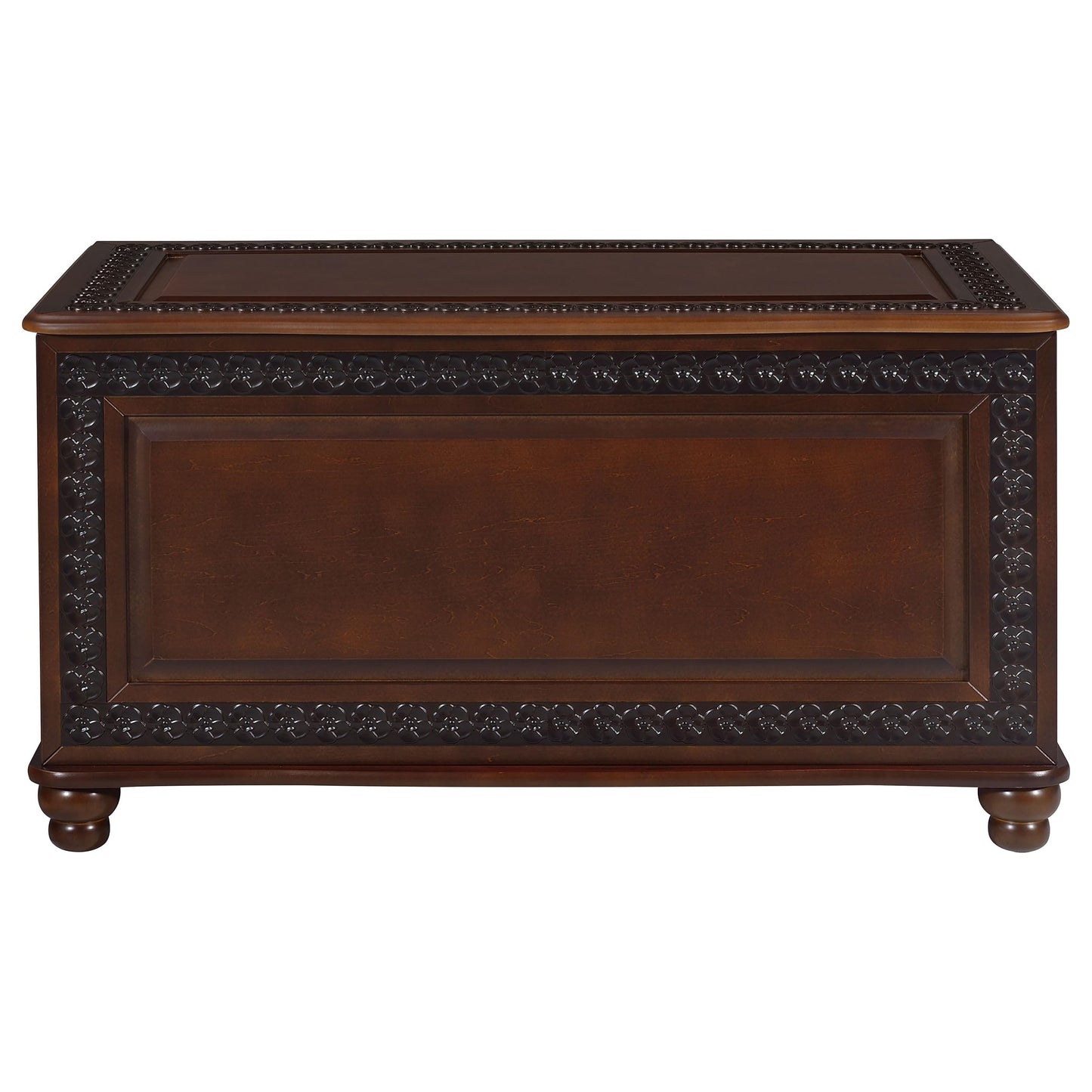 Coaster Home Furnishings - Finlay - Wood - Cedar Chest with Flip-Open Top, Safety Hinge, Lined Interior and Traditional Style - Bedroom - 40-Inch - Dark Tobacco - 900012