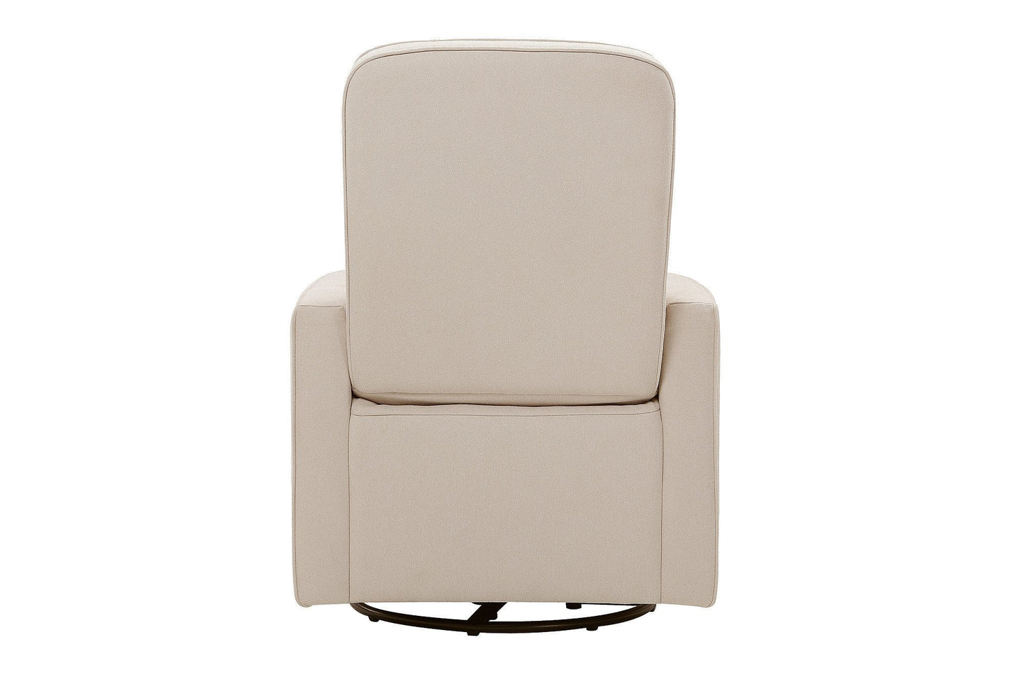 daVinci Olive 360° Swivel Glider Chair w/ Storage Ottoman - Water & Stain Resistant Rocking Glider - GREENGUARD Gold & FSC Certified, Versatile Rocking Chair for Nursery & Living Room, Polyester Cream