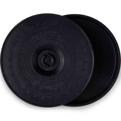 Carlisle FoodService Products Jumbo Server Tortilla Server with Insulated Lid for Kitchens, Restaurants, Catering, Plastic, 12.75 X 2.625 Inches, Black