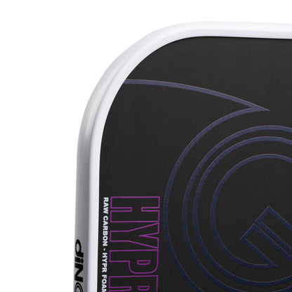 Hypr Pro X Pink Pickleball Paddle, T700 Carbon Fiber Grit Surface for Spin, 16MM Honeycomb Poly-Core with Hyper Foam Filler for Control & Power, 8.4-8.7 oz Pro Weight, USAPA Approved, 16.5” x 7.5”