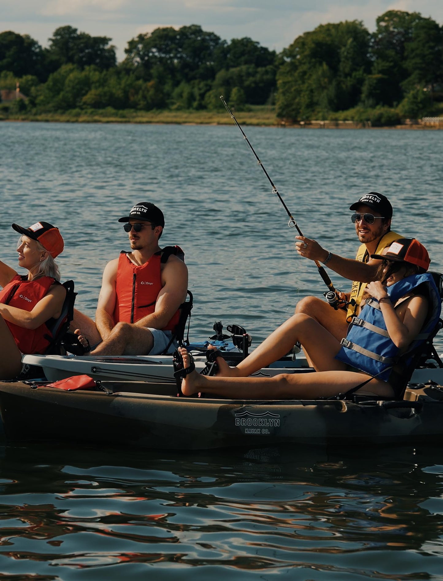 Upgraded Brooklyn 10.0 Pedal Sit-On-Top Kayak by BKC, Lightweight Fishing Kayak with Flipper Pedal Drive, Rudder Steering, 350 lb Capacity, Stable 10 ft Hull, Adjustable Seat, Storage & Rod Holders