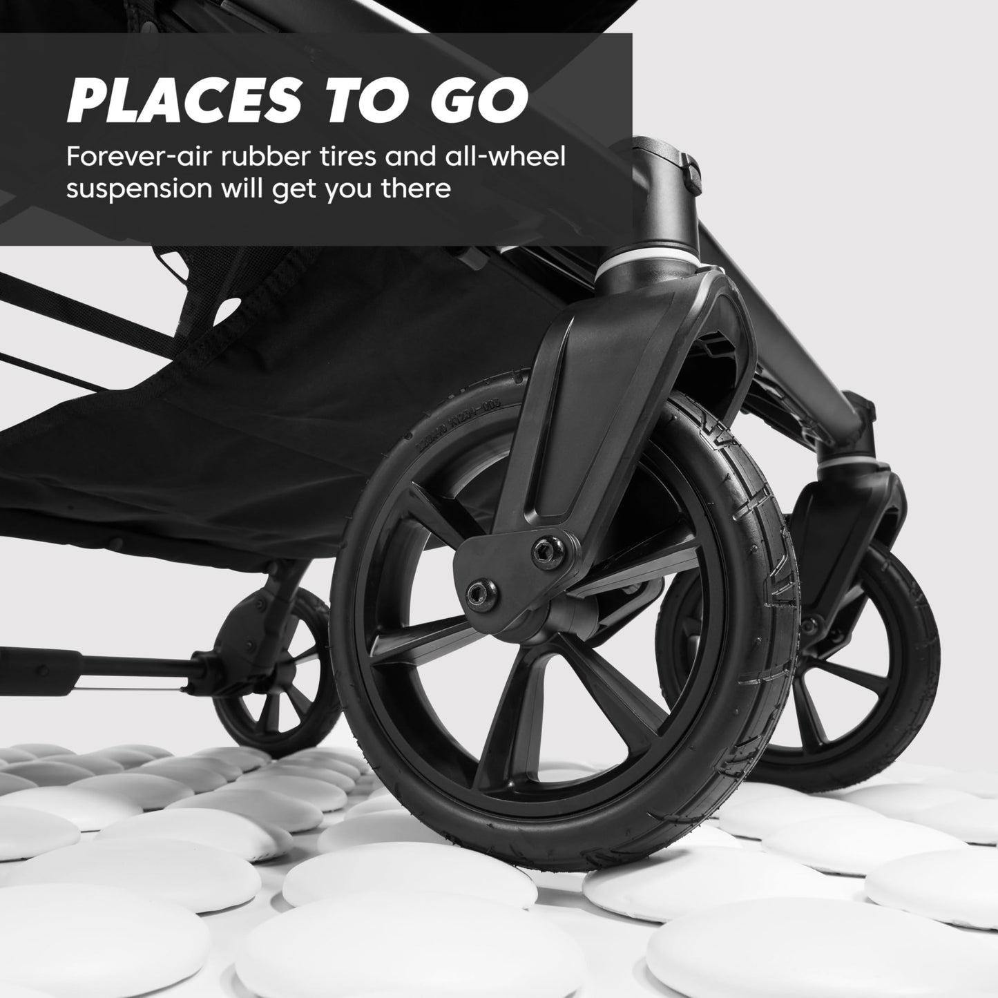 Baby Jogger® City Mini GT2 All-Terrain Side by Side Double Stroller, Twin Stroller for Newborns and Toddlers, Compatible with Britax, Cybex, Graco, and Maxi Cosi Infant Car Seats, Jet Black