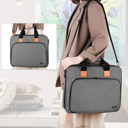 LUXJA Carrying Bag for A4 Light Pad and Diamond Painting Tools, Protective Case for Diamond Painting Light Box and Accessories (Fits for A4 Light Pad), Gray (Bag Only)