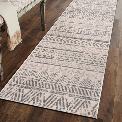 2'7" 8' Rugshop Geometric Boho Perfect for high Traffic Areas of Your Living Room,Bedroom,Home Office,Kitchen Runner