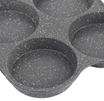Egg Frying Pan, 4 Hole Non-Stick Omelet Pan, Easy Clean Aluminium Alloy Cooker for Breakfast