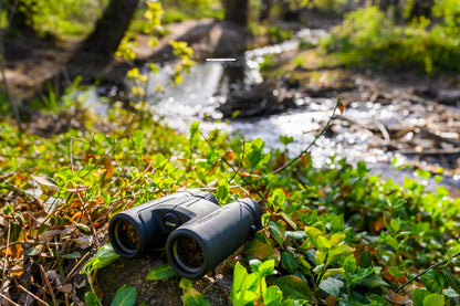 PROSTAFF P7 10x30 (16771) Black Binoculars Bundle with Lens Pen and Cleaning Cloth, Compact Binoculars for Adults for Hunting, Bird Watching, and Hiking Essentials, Zoom