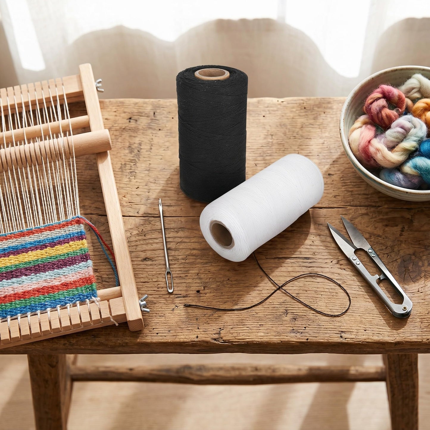 Warp Thread, Suitable for Carpets Ribbons, Carpets, 8/4 Warp Yarn for Weaving for All People