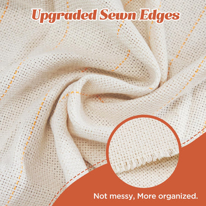 BESGEER 80" × 80" Tufting Cloth with Marked Lines - Monks Cloth for Rug tufting kit, Primary Tufting Cloth for Cut and Loop Pile Tufting Guns, Rug-Punch