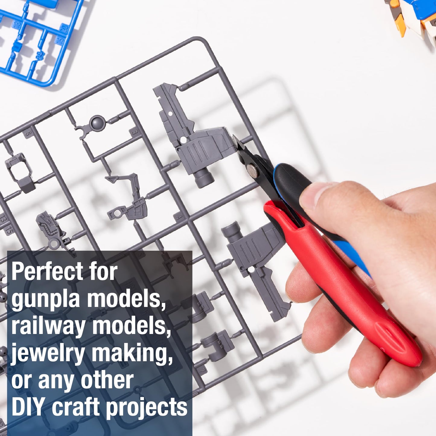 Beaditive Precision Flush Cutter for Plastic Model - Plastic Sprue Cutter - Gunpla, Gundam Model, Scale Model Building