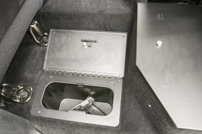 Tuffy in-Floor Lockbox Lid for 2009–2025 RAM 1500/2500/3500 Crew & Quad Cab | Heavy-Duty Steel Security Cover with Pry-Guard Locking System