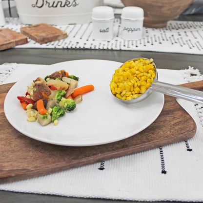 Darware Portion Control Serving Spoons (6-Piece Ladle Set); w 1/4 Cup, 1/2 Cup, 3/4 Cup & 1 Cup (2, 4, 6, 8 oz) & 1/2 & 1 Cup Utensils/Spoodles