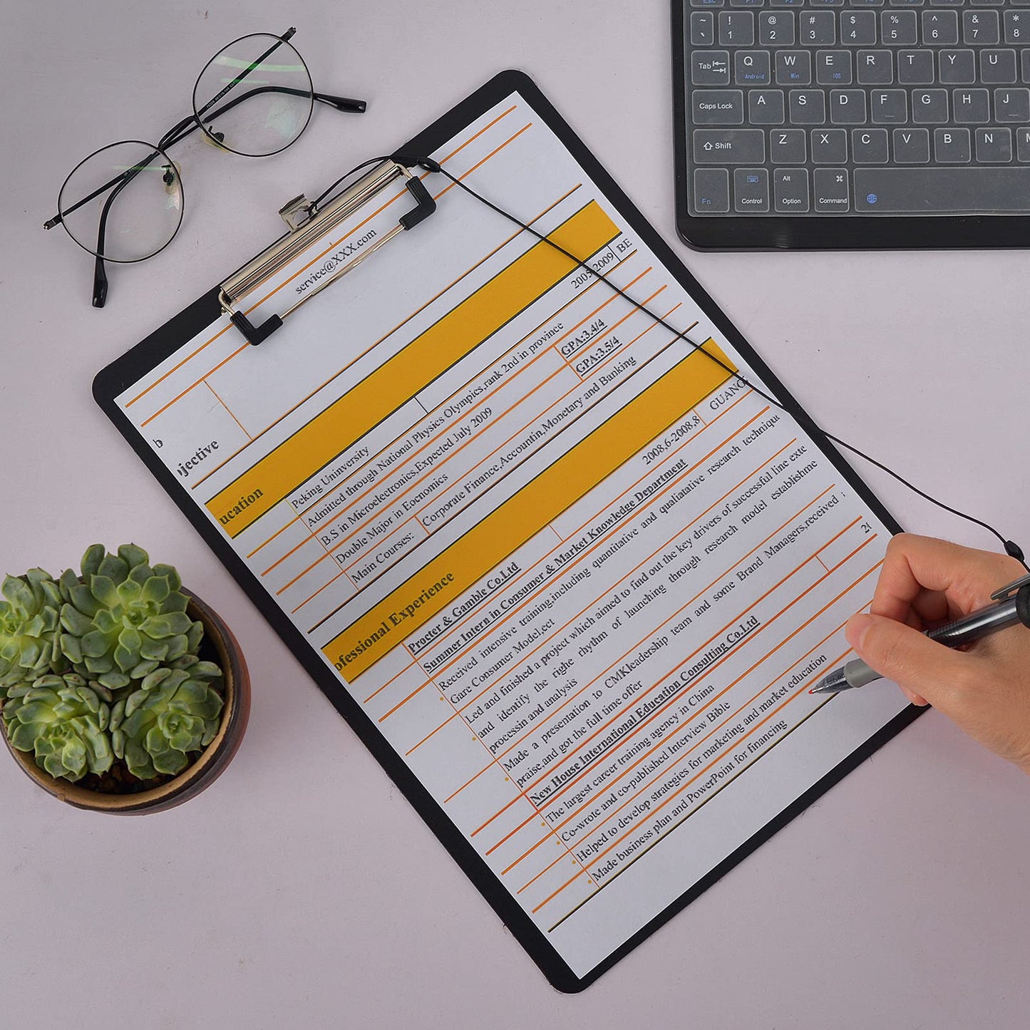 4 Pieces Magnetic Clipboards Black Clip Board with Low Profile Letter Size Clipboards 9X 12.5 Inch Standard Clip Hardboard Magnetic Clipboard for Refrigerator for Office Classroom Home Factory