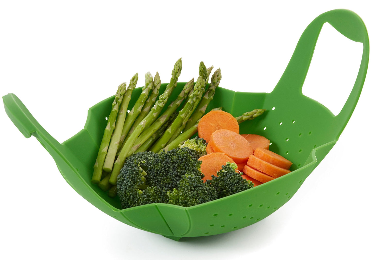 Silicone Vegetable/Food Steamer Basket – Insert for Pots, Pans, Crock Pots & More… By Sunsella