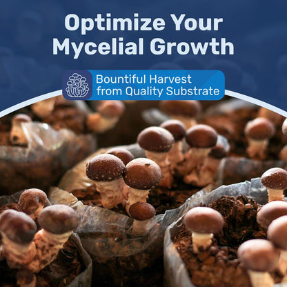 5 lbs Surfin' Spores Premium Mushroom Substrate - Bulk CVG Blend for Monotub Cultivation - Pasteurized Coco Coir