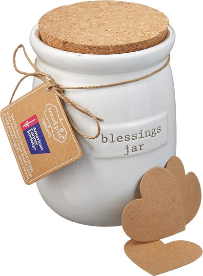 Mud Pie Inspirational Count Your Blessings Jar Set