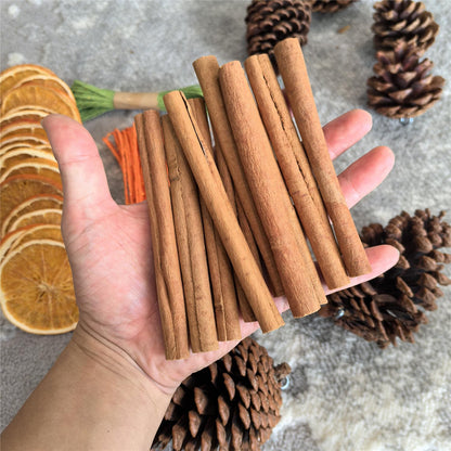 Natural Christmas DIY Decor Crafts Kit with Dried Orange Slices *25-30 pcs, Cinnamon Sticks *12, Pine Cones *6-8, Gift Box Set, DIY Holiday Decorations for Christmas Wreaths, Tree Ornaments, Home