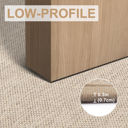 LEKEEPGO Door Mat 24"x36", Non Slip Door Mat Indoor Entrance, Rubber Backing Front Indoor Door mats Washable Absorbent Low-Profile Entryway Entry Resist Dirt Inside Door Mats, Khaki