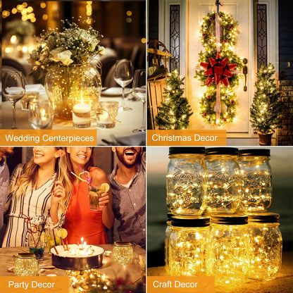 12 Pack [3 7ft 20 btfarm Fairy Lights Battery Operated Modes], Led Twinkle Lights String Lights Waterproof Bulk Small