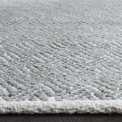 SAFAVIEH Boston Collection Area Rug - 9' x 12', Grey, Handmade Flat Weave Cotton, Ideal for High Traffic Areas in Living Room, Bedroom (BOS680E)