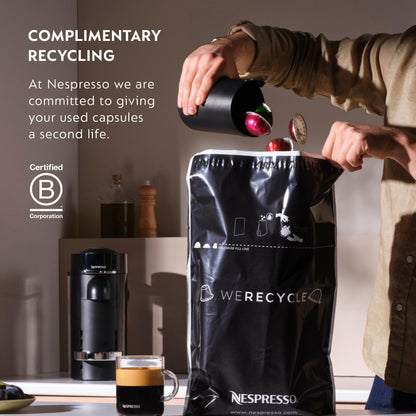 Nespresso Vertuo Pop+ Coffee and Espresso Maker by Breville with Milk Frother, Coconut White