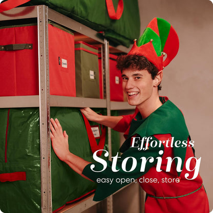 Handy Laundry Christmas Tree Storage Bag, Durable Waterproof Zippered Bag for 9 Foot Artificial Tree