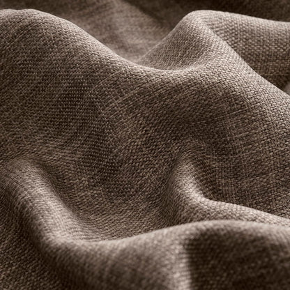 HPD Half Price Drapes Faux Linen Curtains, 1 Panel, 50W X 84L, Textured Room Darkening Drapes for Bedroom, Dutch Cocoa