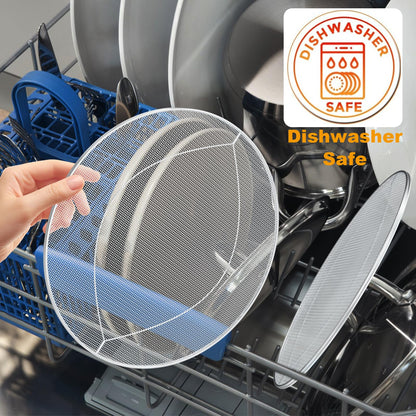 Stainless Steel Splatter Shield for Ninja Foodi FG551 Air Fryer Accessories 2 Pack Fine Mesh Splatter Screen Replacement for Ninja Foodi Smart XL 6-in-1 Indoor Grill FG550 BG500A DG551