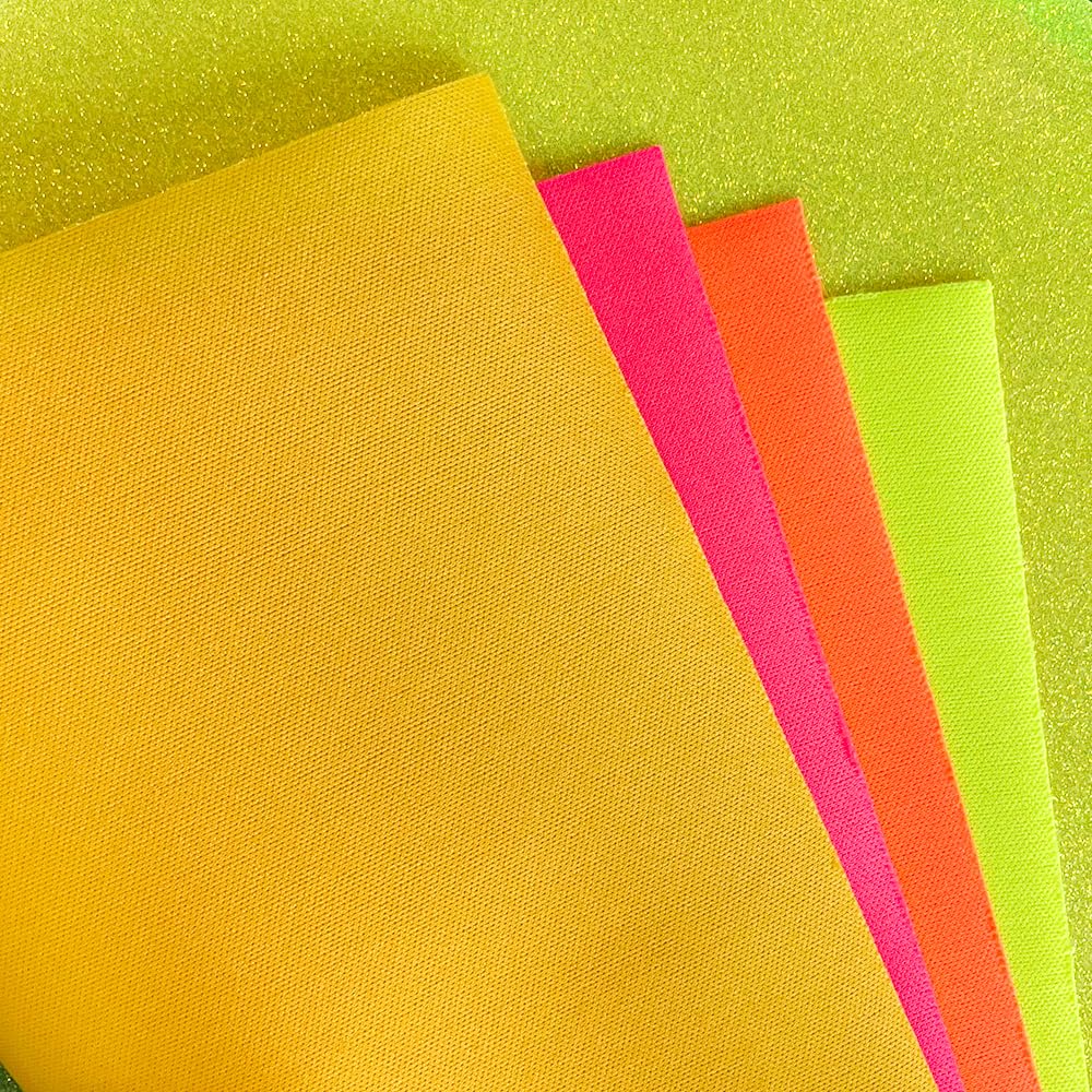 ONEART | 8 Pieces Bright Color Sparkle Glitter Faux Leather Sheets, 8"×12" Smooth Solid Synthetic Vinyl Fabric for Hair Clips Bows Earrings DIY Crafts
