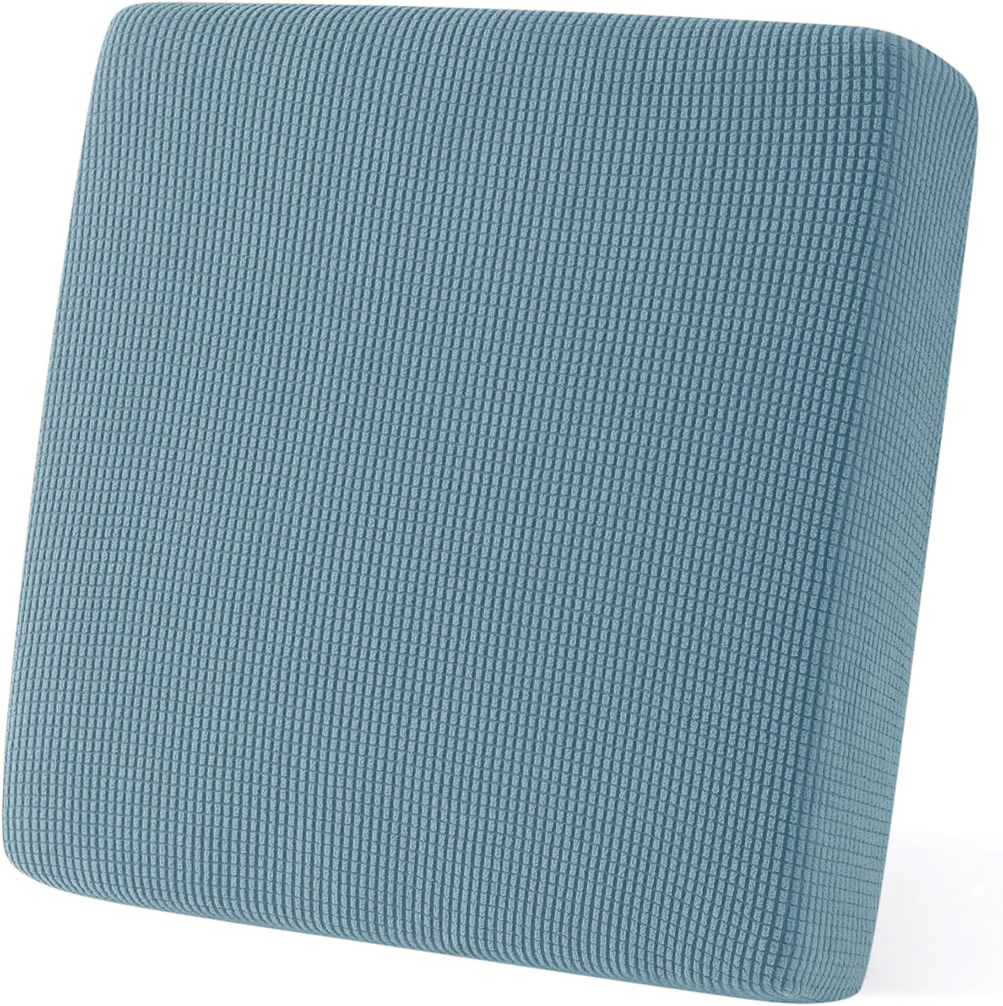 SUBRTEX Couch Slipcover RV Seater Slip Covers, Loveseat Stretch Durable Sofa Protector for Living Room, Small, Steel