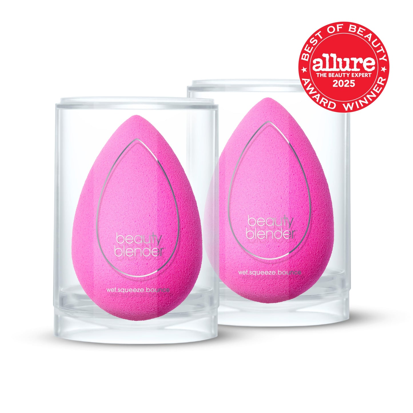 Beautyblender® | Original Pink Beauty Blender Makeup Sponge, Super-Soft Foam Easily Blends Foundations, Powders & Creams, Made in USA, Reusable, Washable, Streak Free Application, Vegan, Cruelty Free