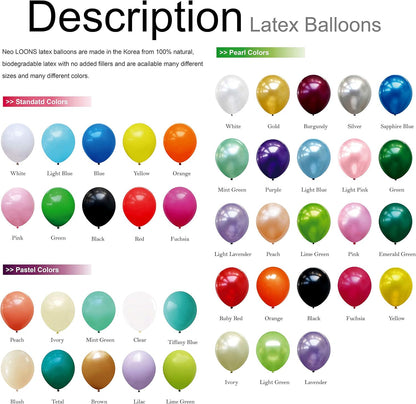 100 pcs 5" Pearl Peach Premium Latex Balloons, Great for Birthdays, Weddings, Baby Showers, Celebrations