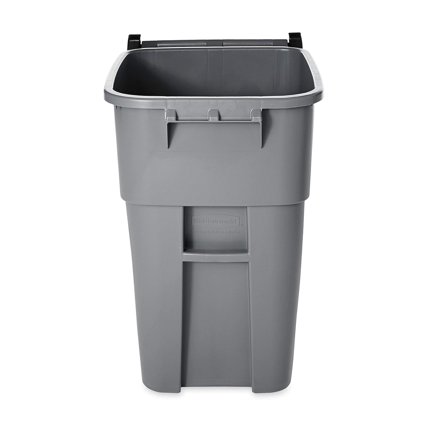 Rubbermaid Commercial Products BRUTE Rollout Plastic Trash/Garbage Can/Bin with Wheels 65 Gal for Restaurants/Hospitals/Offices/Back of House/Warehouses/Home