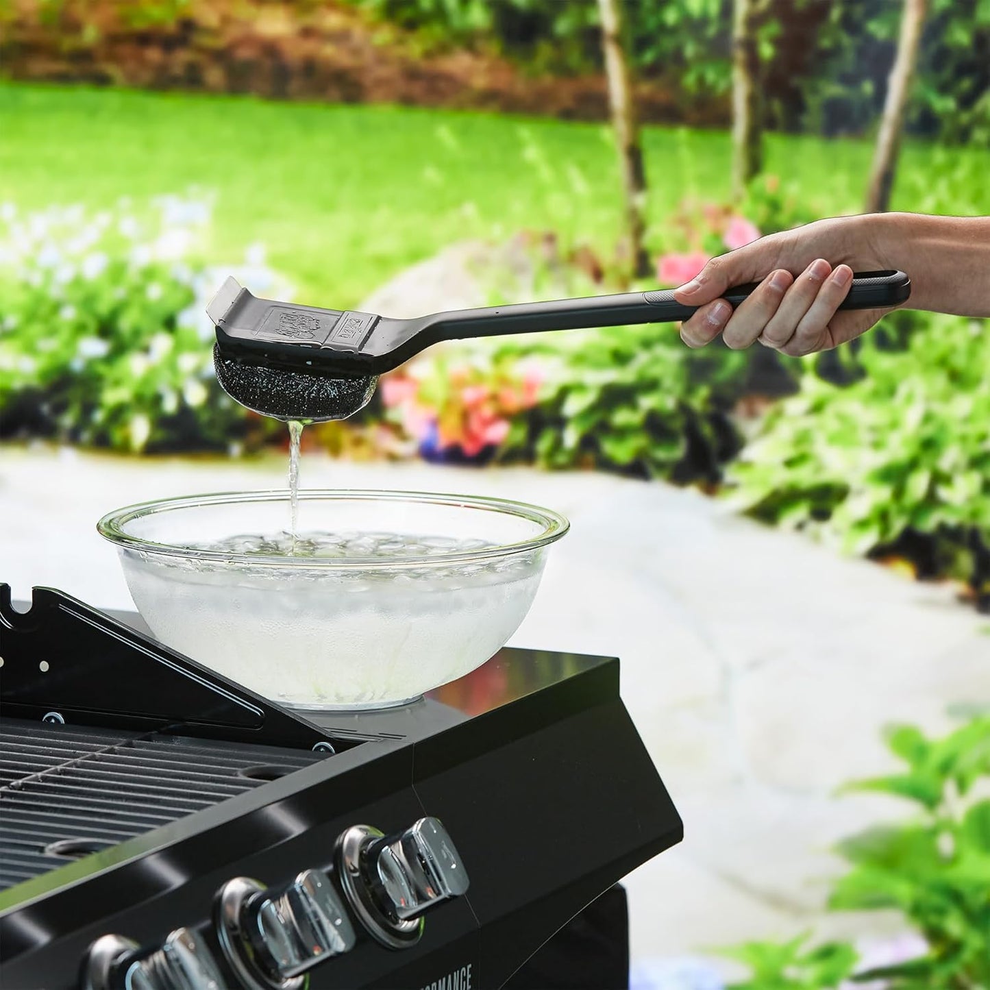 Mr. Bar-B-Q Grill Brush - Steam Clean Technology for Effortless Cleaning | Durable Design