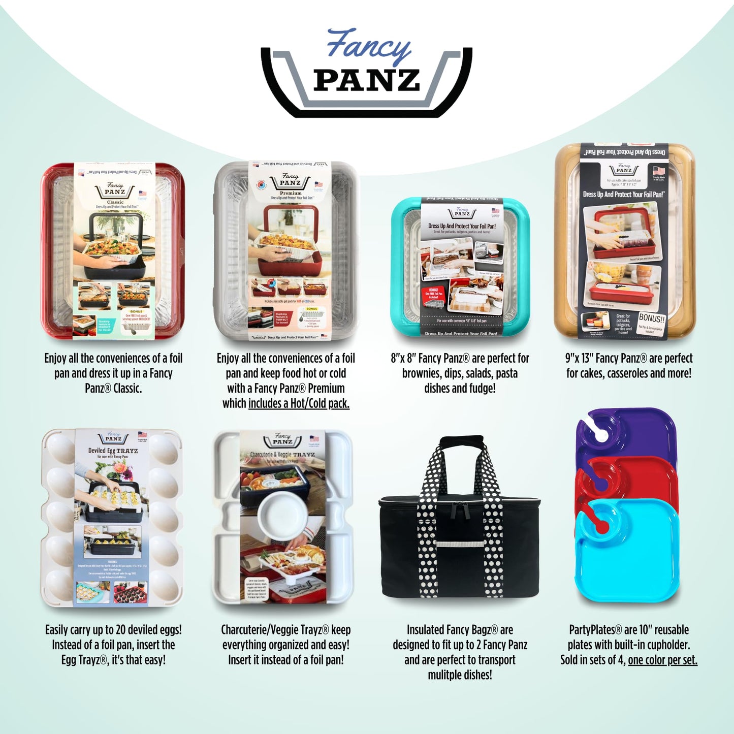 Fancy Panz - Pink Insulated Casserole Carrier Bag - Insulated Thermal Bags for Hot & Cold Food Holds 2 Standard Size Fancy Panz - 2 Pockets - Food Container - Hosting Essentials