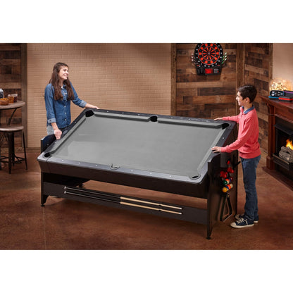 Fat Cat Original 3-in-1 7 Foot Pockey Multi Game Table, Air Hockey Table, Pool Table, and Table Tennis Combo with Accessories