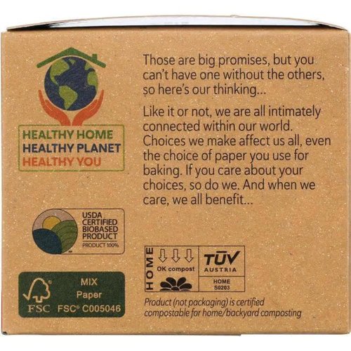 If You Care Baking Cups - FSC Certified Unbleached Large, 60 Count | Eco-Friendly 3 Pack