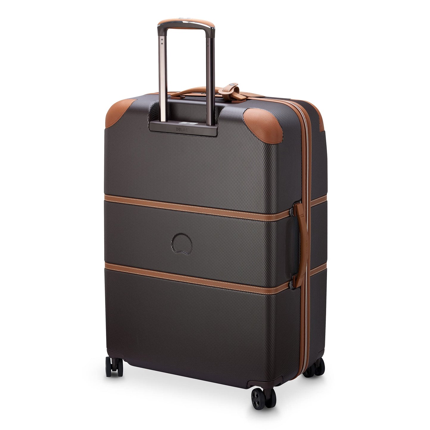 DELSEY PARIS Chatelet Air 2.0 - Hardside Checked Luggage 28 Inch Large - TSA Lock - 360° Spinner Wheels- Polycarbonate Travel Suitcase, Chocolate Brown