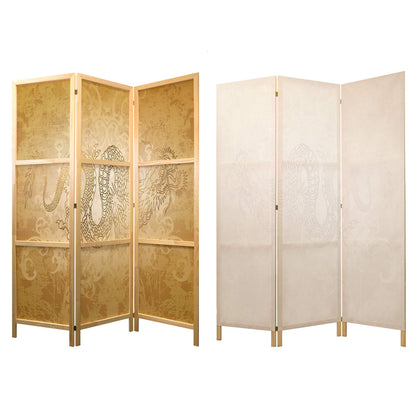 artgeist Japanese Room Divider XXL Dragon 90 x 67 in - 5 Panel Folding Screen Japan Design Home Decoration Art Deco p-B-0005-z-c