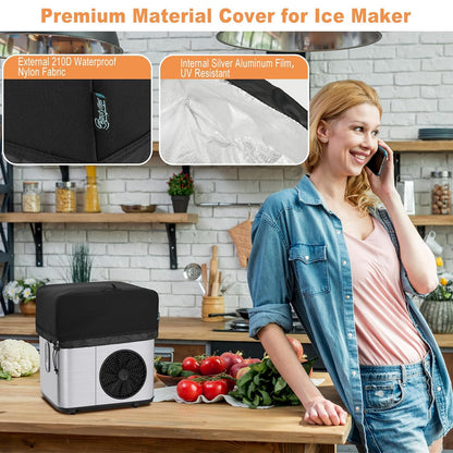 Beautyflier Ice Makers Cover for Portable Countertop Ice Maker Machine, Insulation Cover, Waterproof & Dustproof