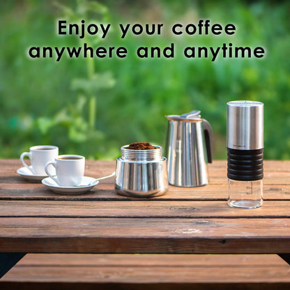 Mixpresso 9 Cup Greca Stovetop Espresso Pot 450ml/15oz, Moka Pot with Coffee Percolator Design, Stainless Steel Stove Top Coffee Maker for Camping or Home Use,Italian Stovetop Espresso Maker