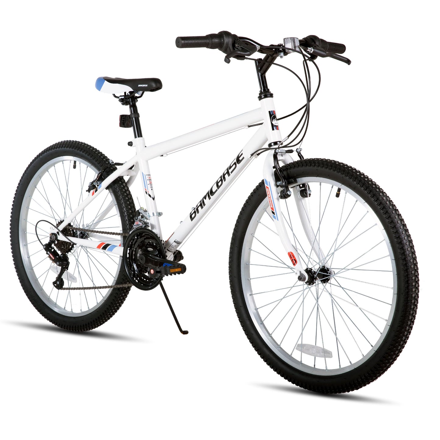 HH HILAND 24 26 inch Mountain Bike for Men Women, 18 Speeds High-Carbon Steel Frame, Sport Cycling MTB Bicycle for Adult
