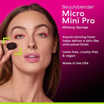 Beautyblender® | Original Pink Beauty Blender Makeup Sponge, Super-Soft Foam Easily Blends Foundations, Powders & Creams, Made in USA, Reusable, Washable, Streak Free Application, Vegan, Cruelty Free