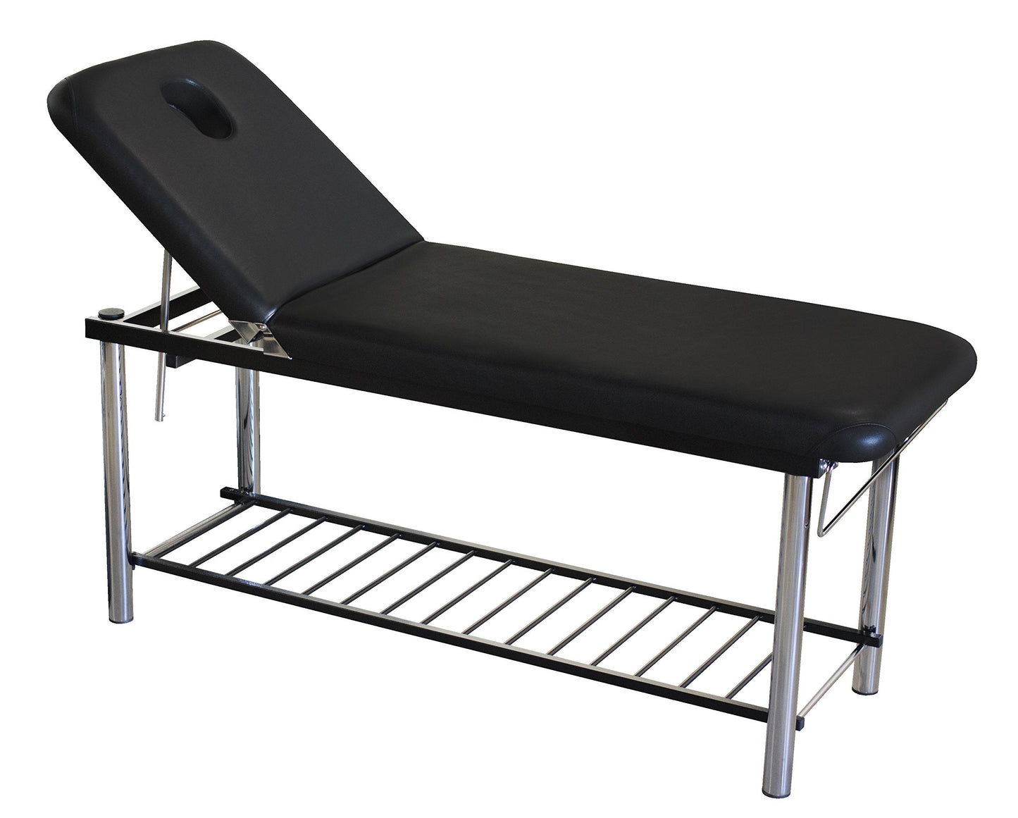 SKINACT Metal Frame Edition of Smart Massage/Facial Bed & Table +600lbs Black (Heavy Duty)