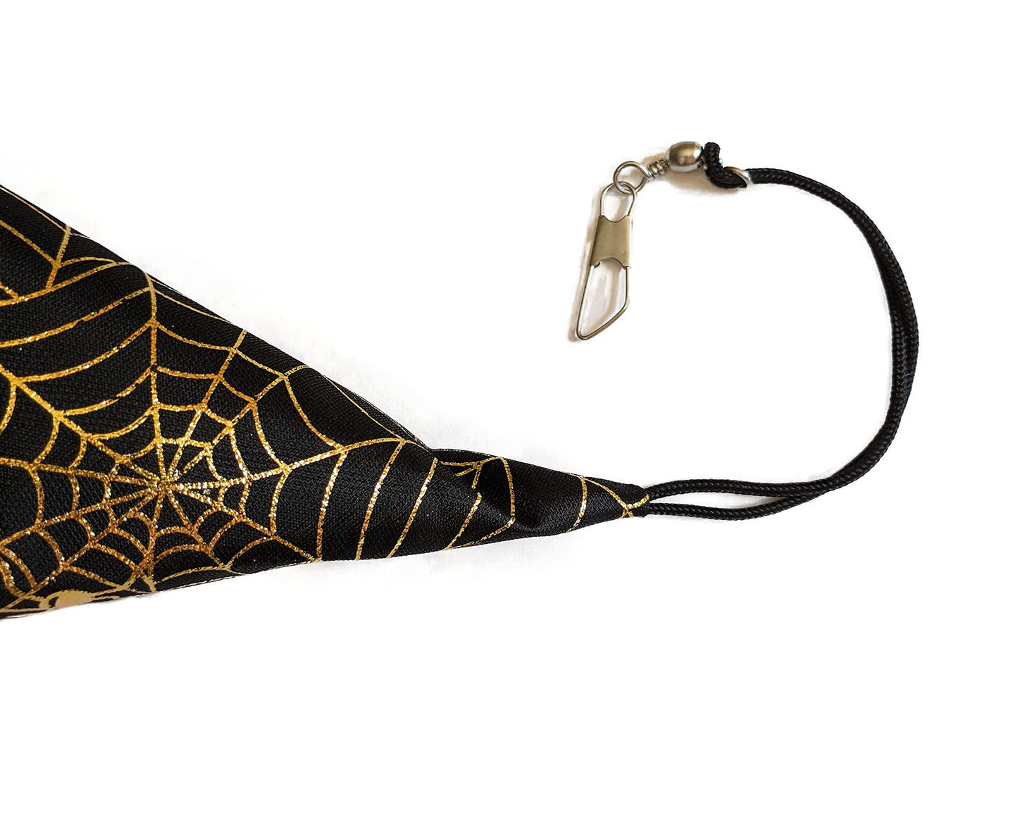 Madrona Brands Halloween Spider Web Witch Hat Windsock | Durable Outdoor Hanging Wind Decoration | Yard, Patio, Lawn | 48 Inch