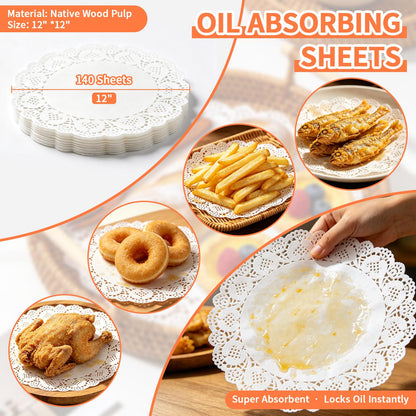 SHAOKAOLU Splatter Screen for Frying Pan Set, 3 Pack (10", 11.5", 13") Stainless Steel Grease Splatter Guard with Foldable Handle, Fine Mesh Oil Splash Screen with Silicone Oven Mitts, Dishwasher Safe