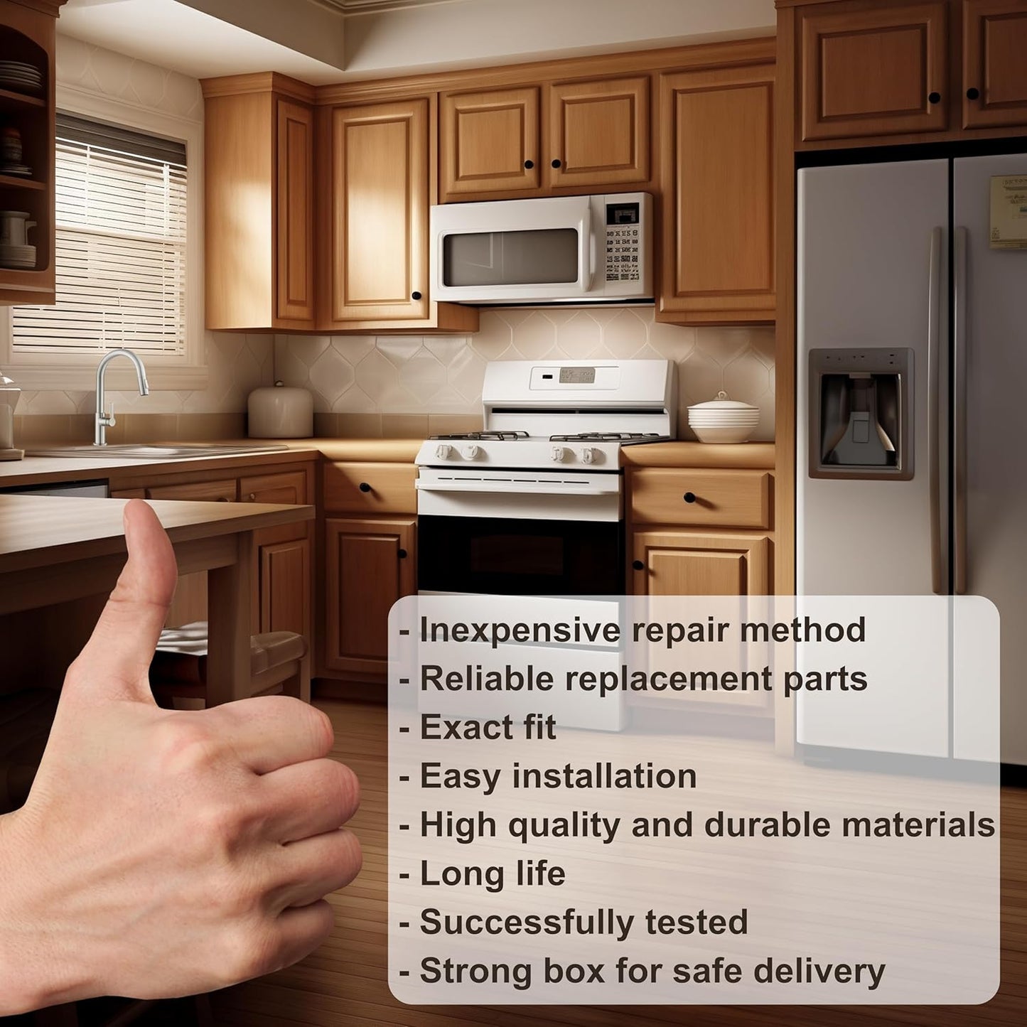HQRP 2-Pack Activated Charcoal Filters for Kitchen Aid and Whirlpool Over the Range Microwave Hood
