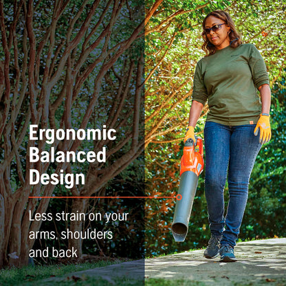 Husqvarna 230iB Battery Powered Cordless Leaf Blower, 136-MPH 650-CFM Electric Leaf Blower with Brushless Motor and Quiet Operation, 40V Lithium-Ion 4 Ah Battery and Charger Included, 970480204