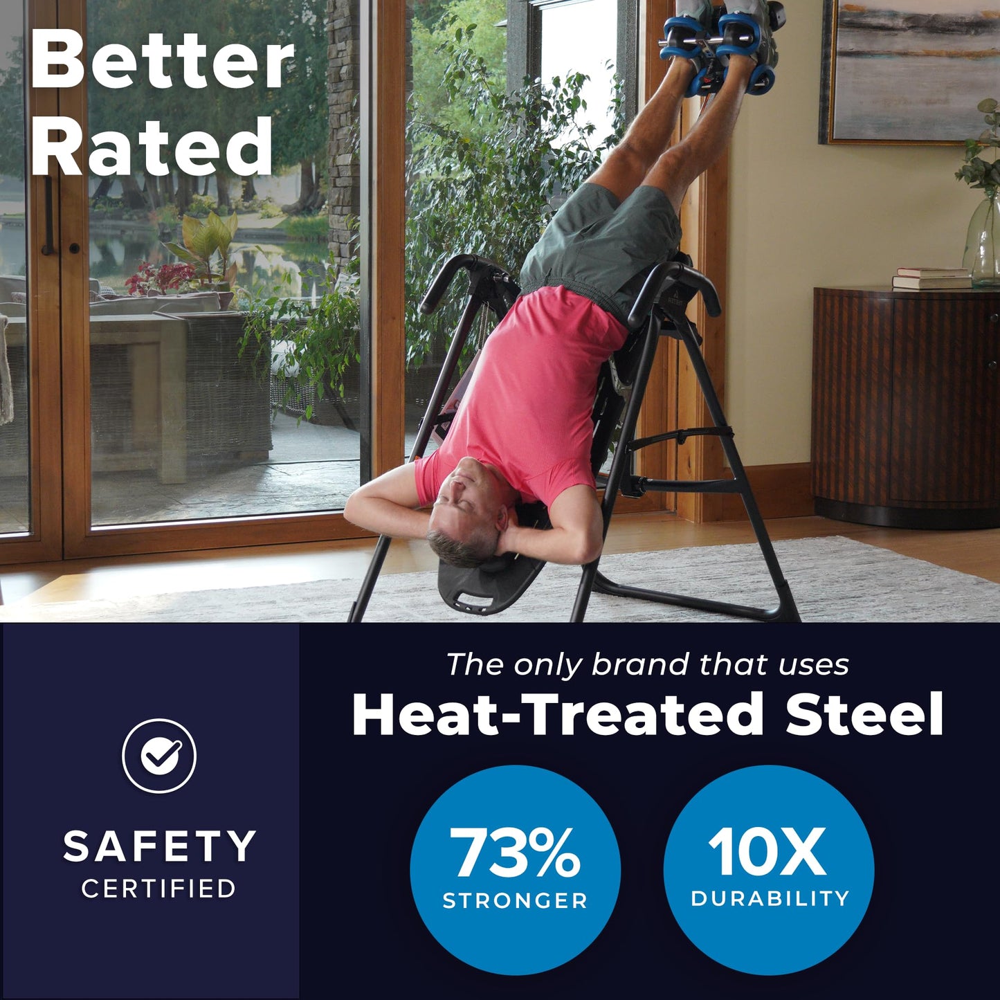 Teeter EP-560 Ltd. Inversion Table for Back Pain, FDA-Registered, UL Safety-Certified, 300 lb Capacity