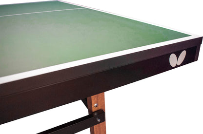 Butterfly Nippon 22 Ping Pong Table | Indoor Rollaway Table Tennis Table | Built Like A Tank | for Clubs, Home Game Rooms, Institutions | Professional Ping Pong Net Included | Playback Option